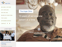 Tablet Screenshot of hopeclinicgwinnett.info